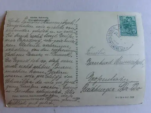 Alte AK Kleinhennersdorf Sächsische Schweiz [aE955]