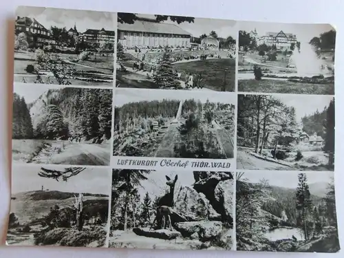 Alte AK Oberhof Thüringen Mehrbildkarte [aE967]