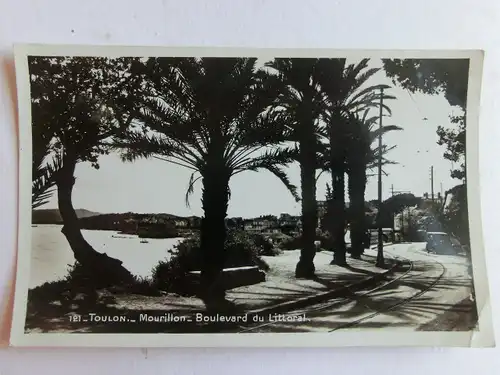 Alte AK Toulon Mourillon Boulevard d Littoral [aE974]