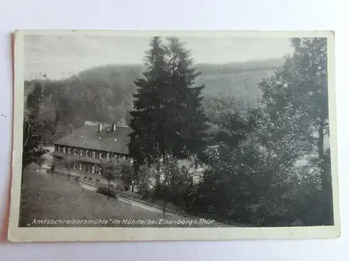 Alte AK Eisenberg Thüringen Amtsschreibersmühle Mühltal [aH468]