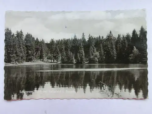 Alte AK Rehefeld Erzgebirge Schwarzer Teich [aO1400]