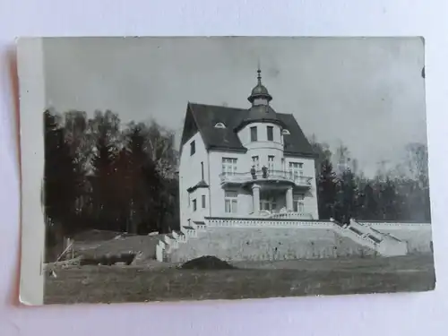 Alte AK Fotokarte Unbekanntes Haus um 1930 [aE907]