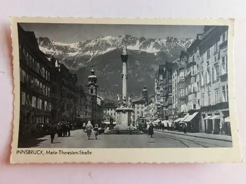 Alte AK Innsbruck Maria Theresien-Straße [aE925]