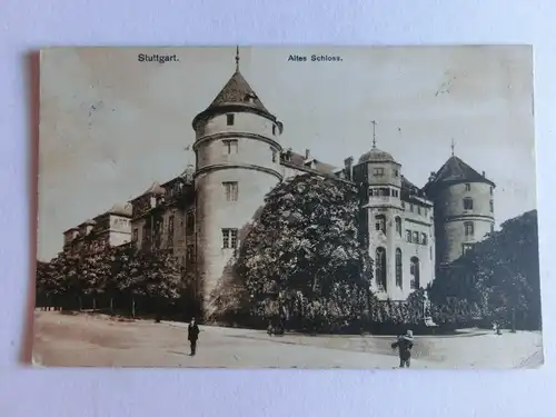 Alte AK Stuttgart Altes Schloß [aE842]