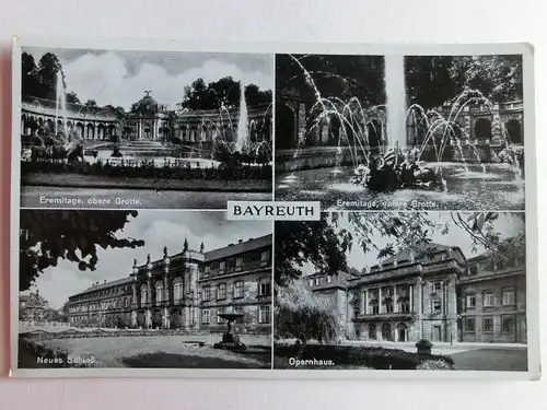 Alte AK Bayreuth Mehrbildkarte  [aE777]