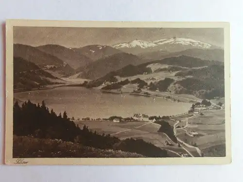 Alte AK Titisee Schwarzwald 1924 [aE793]