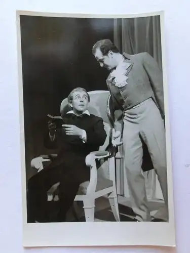 Alte AK Fotokarte „Wildschütz“ Kiel Theater 1956 [aN11]