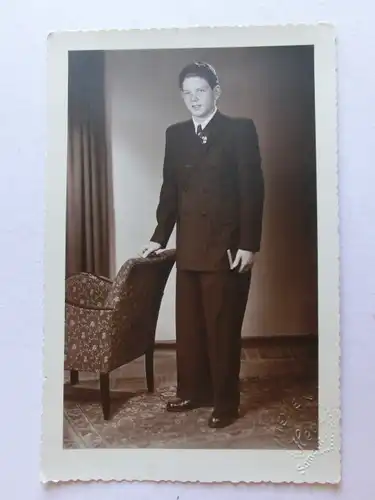 Alte AK Fotokarte Konfirmation 1953 [aN22]