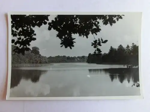 Alte AK Fotokarte Unbekannter See Stempel Grevesmühlen [aN111]