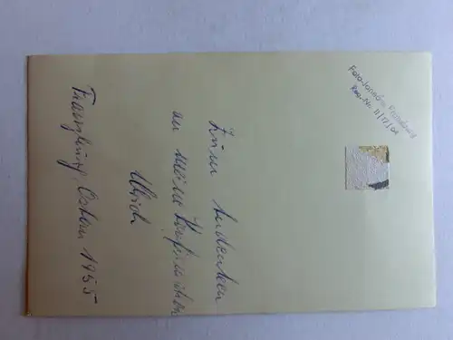 Alte AK Fotokarte Junge Konfirmation 1955 [aN109]