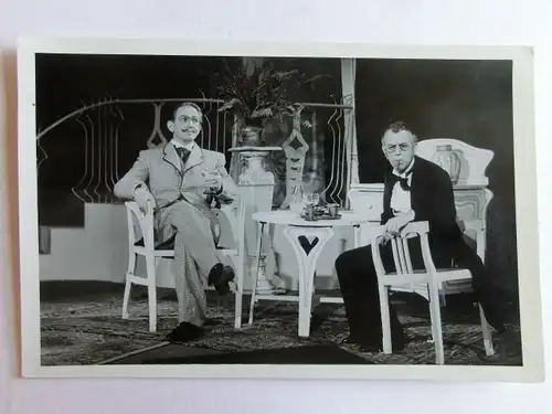 Alte AK Fotokarte Kiel Theater „Amelie geht zum Ball“ [aN104]