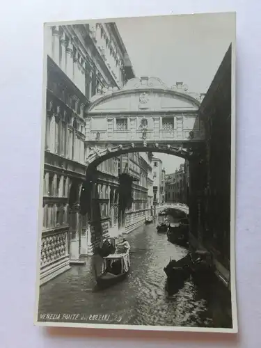 Alte AK Venedig Venezia Ponte dei Sospiri [aN230]