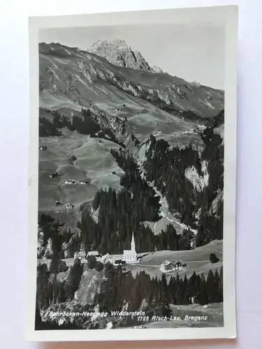 Alte AK Schröcken Nesslegg Widderstein Vorarlberg [aN233]