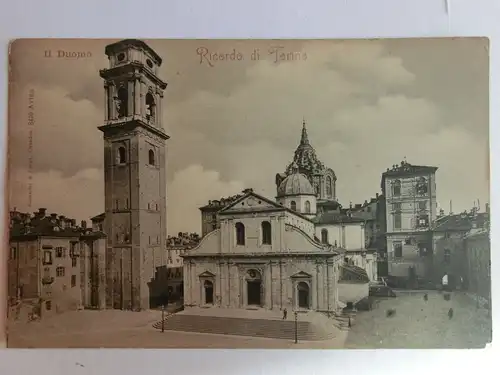 Alte AK Ricordo di Torino Il Duomo um 1900 [aM942]