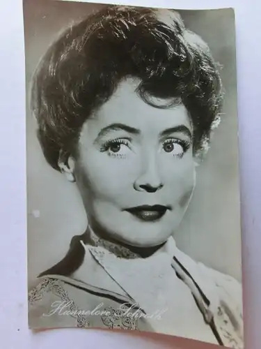 Alte AK Porträtkarte Hannelore Schroth Schauspieler Film [aM959]