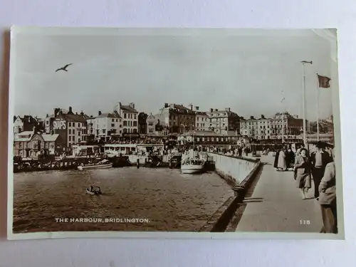 Alte AK Bridlington The Harbour [aM964]