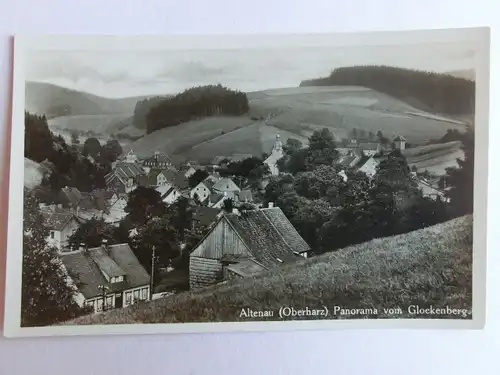 Alte AK Altenau Harz Panorama vom Glockenberg [aM866]