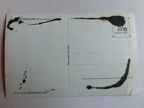 Alte AK Bad Liebenzell Schwarzwald [aJ1158]