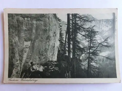 Alte AK Gesäuse Wasserfallweg Admont Steiermark um 1930 [aL183]