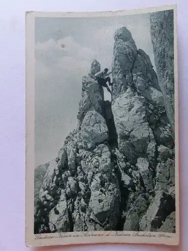Alte AK Gesäuse Kamin Kleiner Buchstein Admont Steiermark um1930 [aL184]