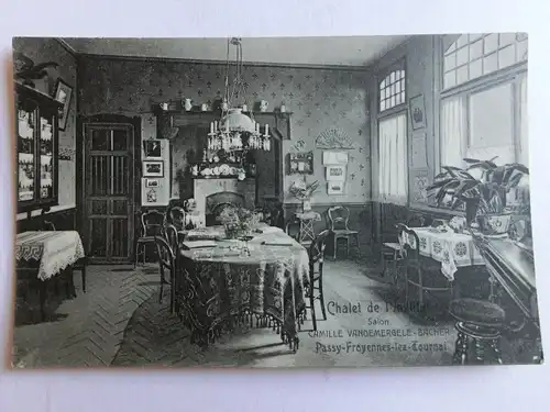 Alte AK Passy Froyennes lez Tournai Chalet de l’Institut um 1915 [aL191]