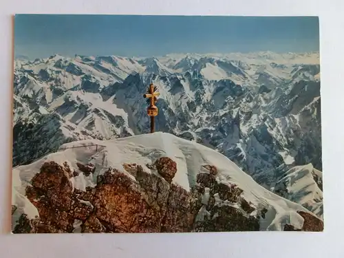 Alte AK Garmisch Partenkirchen Zugspitz-Ostgipfel [aL203]