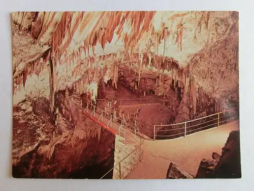 Alte AK Postojnska Jama Grotte Caves Ruski most [aL216]