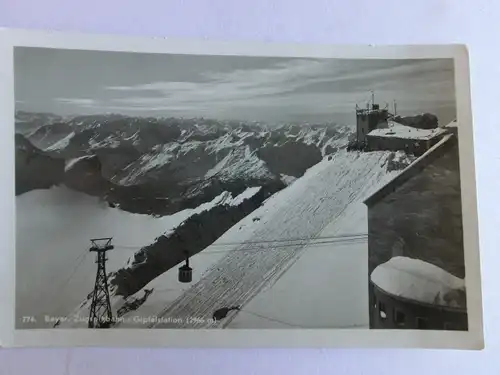 Alte AK Garmisch Partenkirchen Zugspitze Gipfelstation [aL242]