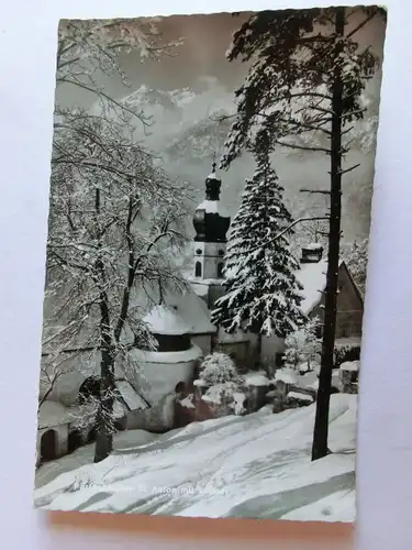 Alte AK Garmisch Partenkirchen St. Anton Winter [aL246]