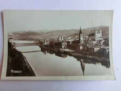 Alte AK Fotokarte Passau [aL100]