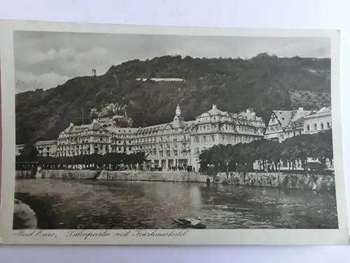 Alte AK Bad Ems Lahnpartie Kurhaushotel [aL136]