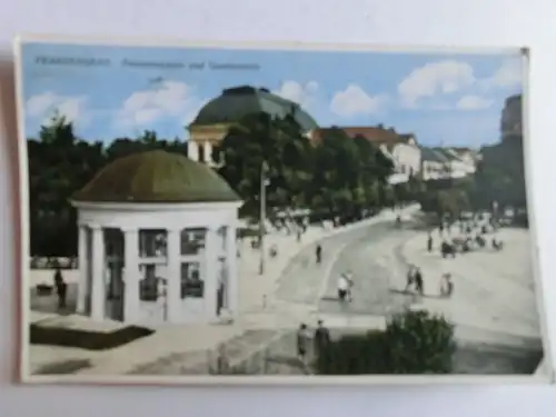 Alte AK Franzensbad Franzensquelle Goethestraße um 1920 [aL143]