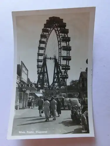 Alte AK Wien Prater Riesenrad um 1940 [aL159]