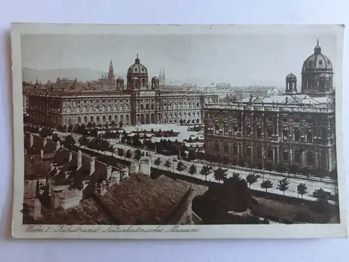 Alte AK Wien Kunst- und Naturhistorisches Museum Kupferdruck [aL164]