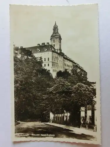Alte AK Rudolstadt Schloß Heidecksburg [aM876]