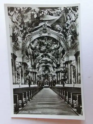 Alte AK Zwiefalten Klosterkirche [aM884]
