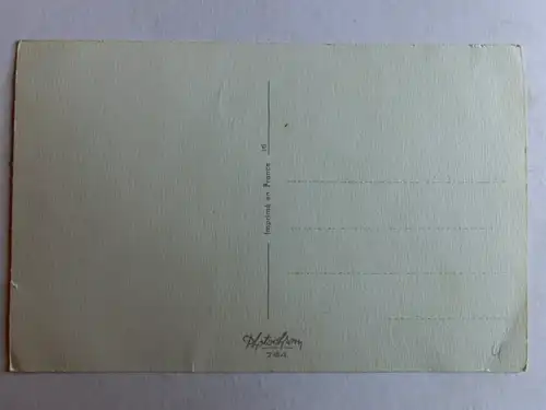 Alte AK 2 Kinder Zeichnung Besen Ritter König  [aM954]