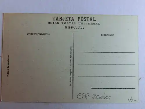 Alte AK San Sebastian Iglesia de Santa Maria [aM583]