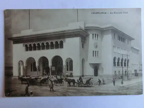 Alte AK Casablanca La Nouvelle Poste Marokko [aM836]