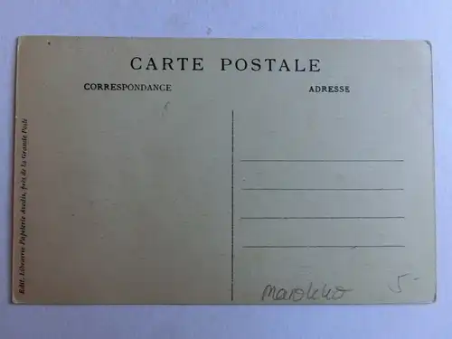 Alte AK Casablanca La Nouvelle Poste Marokko [aM836]