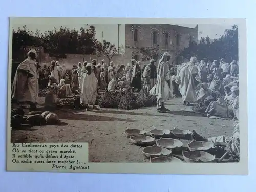 Alte AK Maghreb Nordafrika Markt  [aM840]
