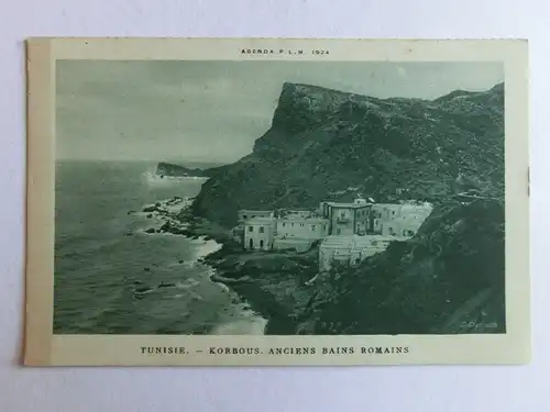 Alte AK Tunesien Korbous Anciens Bains Romains Tunisie [aM842]