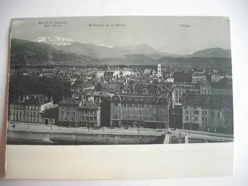 Alte AK Grenoble Gernobel Panorama [aE529]