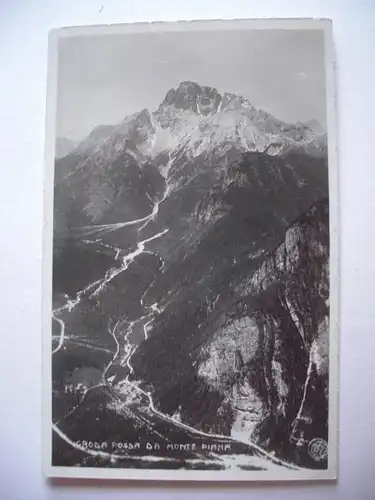 Alte AK Croda Rossa Sextener Rotwand Dolomiten [aE531]