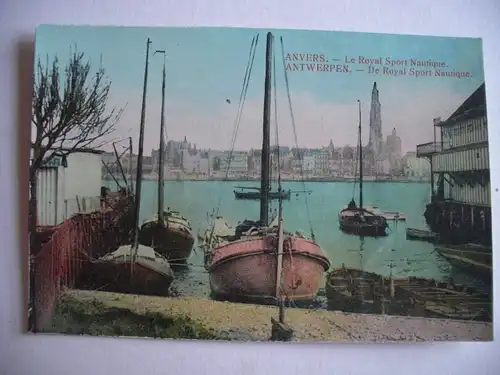 Alte AK Anvers Antwerpen Hafen Schiffe Schifffahrt [aE546]