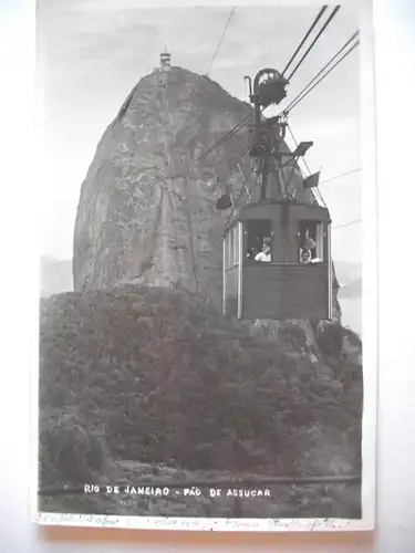 Alte AK Brasilien Rio de Janeiro Bergbahn [aE555]