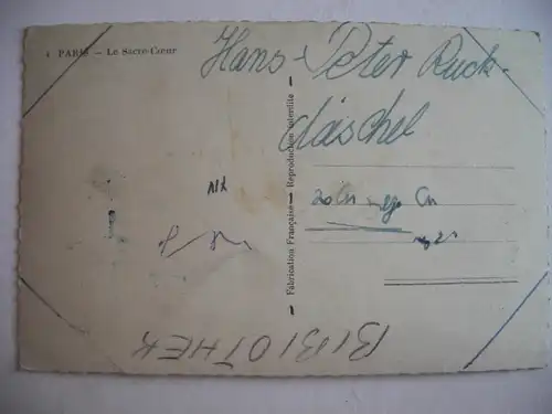 Alte AK Paris Le Sacre Coeur [aE559]