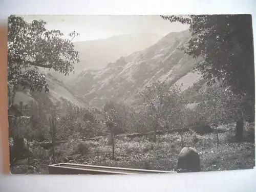 Alte AK Fotokarte Unbekannter Ort Gebirge Berge [aE567]