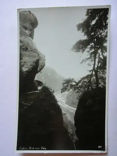 Alte AK Oybin Blick vom Berg [aG694]