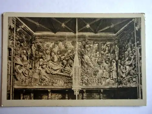 Alte AK Nürnberg Sebalduskirche Grab Adam Krafft  [aG784]